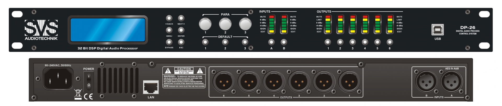 SVS Audiotechnik DP-26 Цифровой процессор: 2 входа 6 выходов в Когалыме