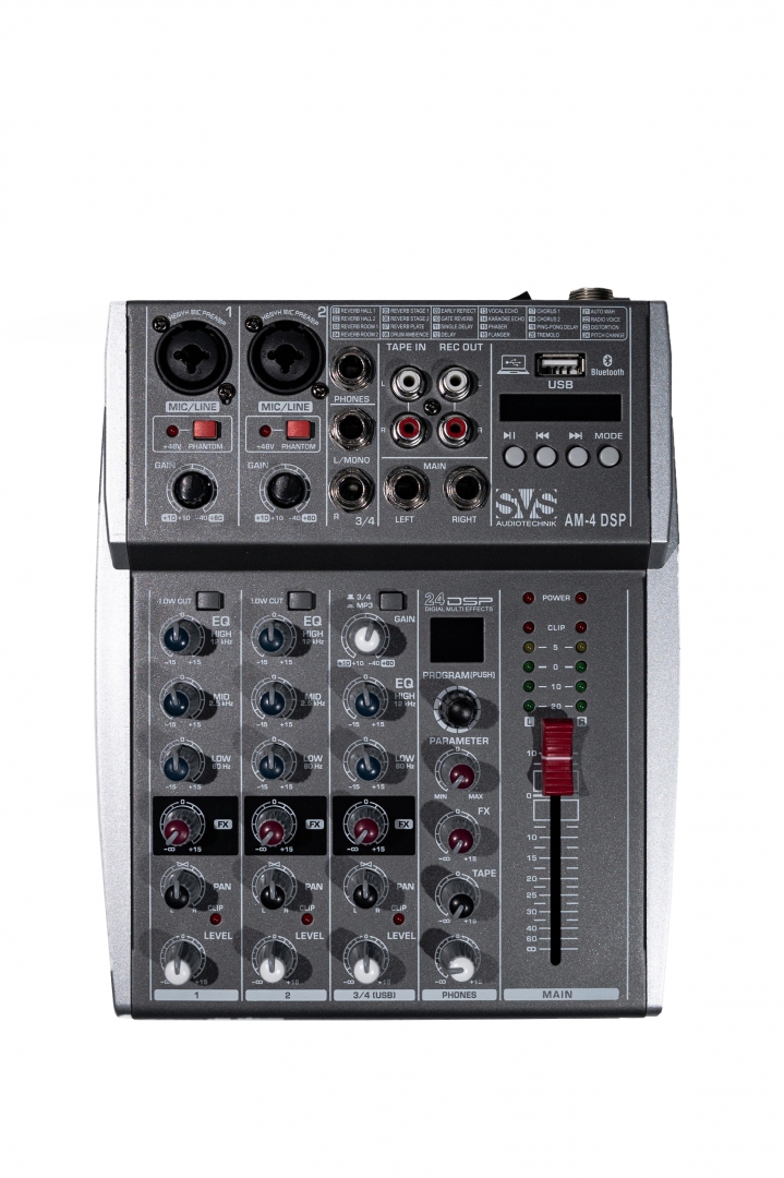 SVS Audiotechnik mixers AM-4 DSP Аналоговый микшерный пульт, 4-канала в Когалыме