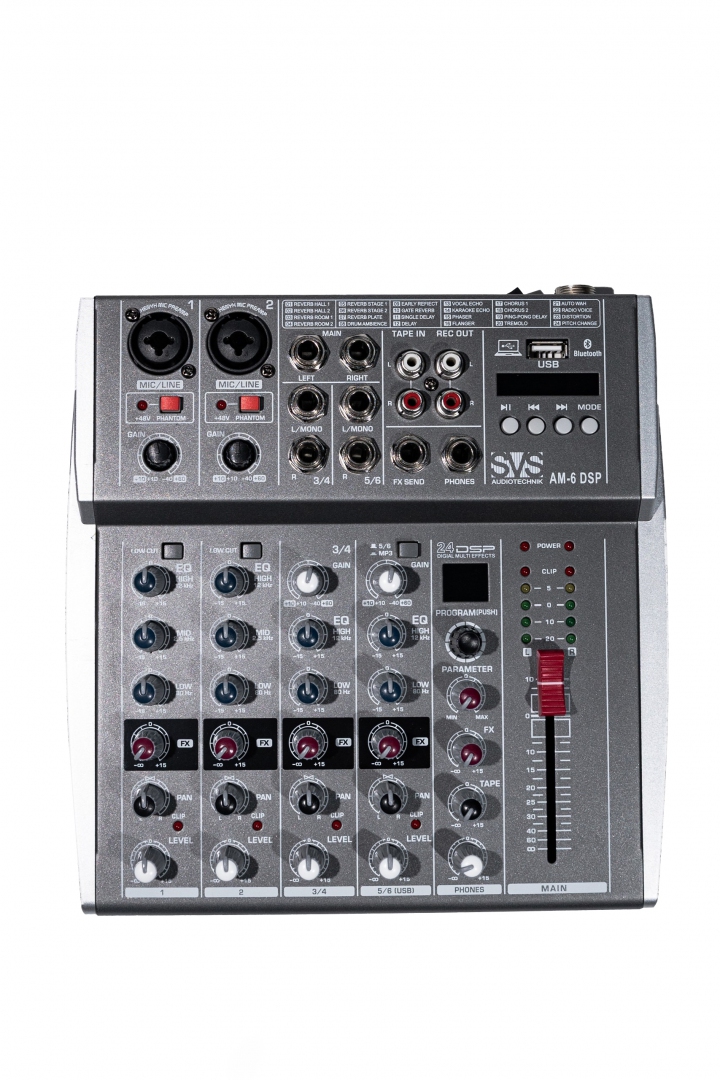 SVS Audiotechnik mixers AM-6 DSP Микшерный пульт аналоговый, 6-канальный SVS Audiotechnik mixers в Когалыме