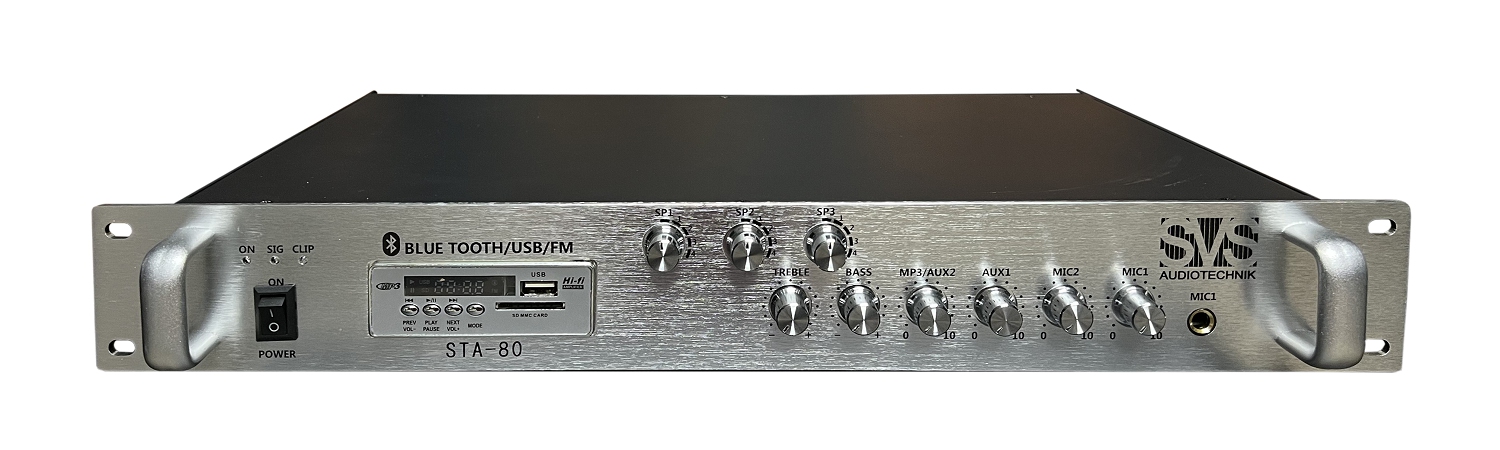 SVS Audiotechnik STA-80 Микшер-усилитель для систем Public Address в Когалыме